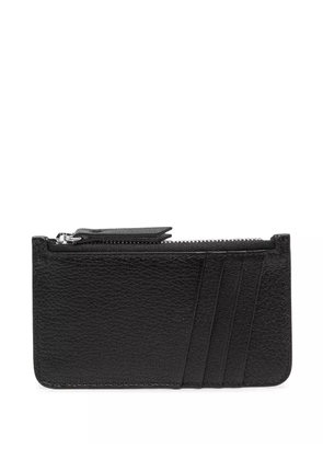 Maison Margiela four-stitch leather card holder - Black