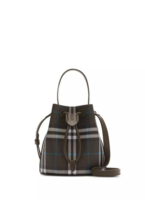 Burberry Check mini bucket bag - Brown