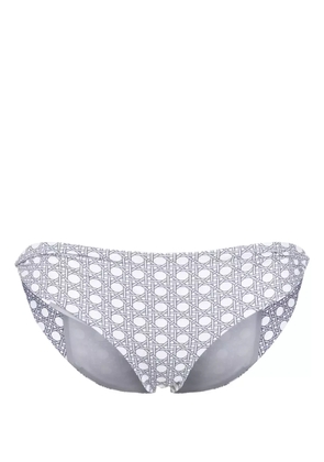 Marysia Venice graphic-print bikini bottoms - White