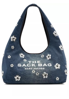Marc Jacobs The Sequin Daisy Denim Sack tote bag - Blue