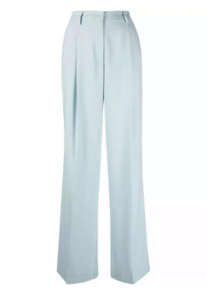 Blanca Vita wide-leg high-waisted trousers - Blue