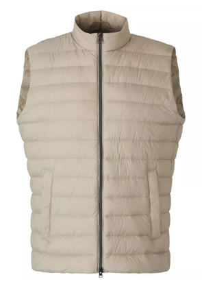 Herno quilted high-neck vest - Neutrals