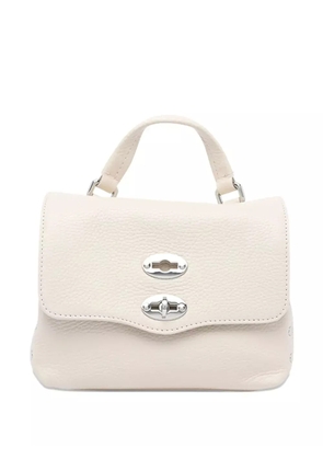 Zanellato Postina turn-lock flap handbag - White