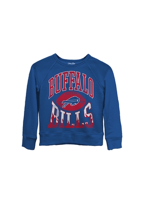 Junk Food Kids Bills Hot Route Fleece in Blue. Size S. Also in L, M, XS.