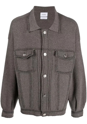 Barrie oversized denim jacket - Brown