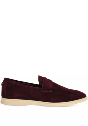 Bougeotte suede loafers - Red