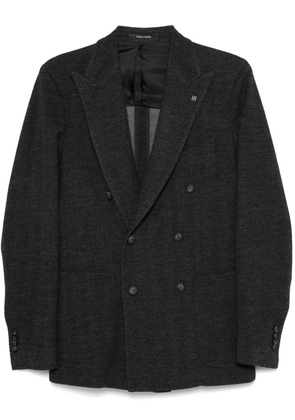 Tagliatore herringbone pattern blazer - Grey