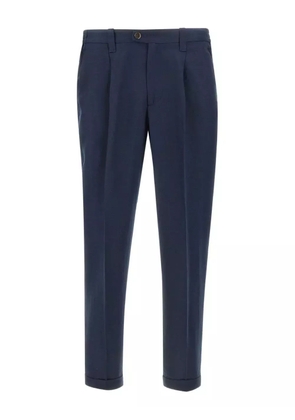 DEVORE tailored pleated trousers - Blue