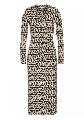 Valentino Garavani Toile Iconographe wool cardigan - Neutrals
