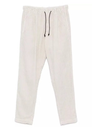 Transit corduroy elasticated-waistband trousers - Grey