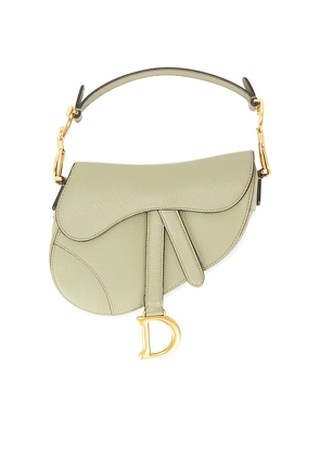 FWRD Renew Dior Saddle Bag in Sage.