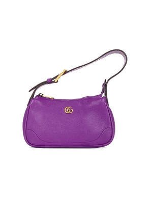 FWRD Renew Gucci Aphrodite Shoulder Bag in Purple.