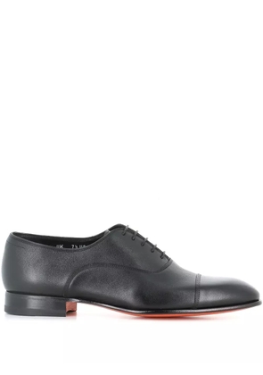 Santoni leather oxford shoes - Black