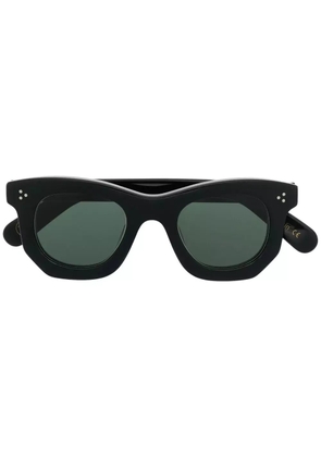 Lesca Ogre geometric-frame sunglasses - Black
