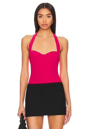 Lovers and Friends Dominique Bodysuit in Fuchsia. Size S. Also in XL.