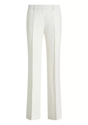 ETRO slub-texture tailored trousers - White