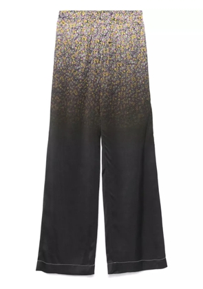 Nº21 floral-print gradient straight-leg trousers - Purple