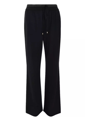 Lorena Antoniazzi virgin wool track pants - Black
