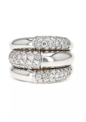 Cartier 18kt white gold diamond ring - Silver