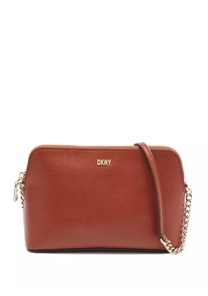 DKNY Vintage pre-owned Bryant Dome leather cross body bag - Brown