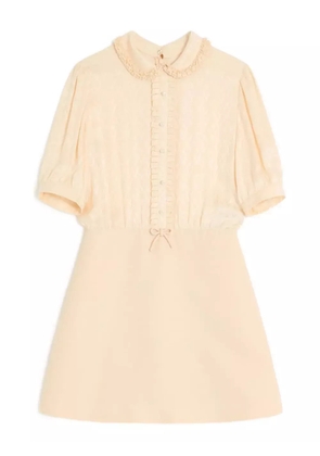 Valentino Garavani Crepe Couture mini dress - Neutrals