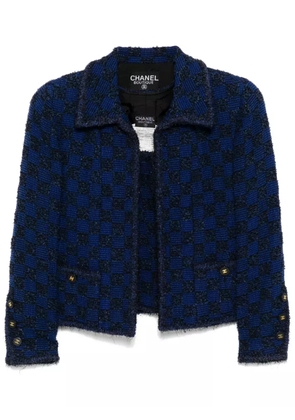 CHANEL Pre-Owned 1994 ensemble jacket sleeveless top - Blue