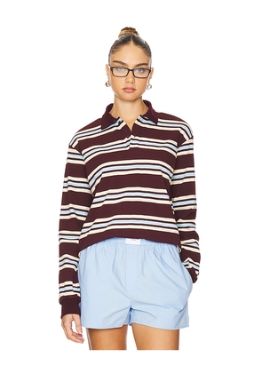 LIONESS Leisure Long Sleeve Top in Brown. Size XXS. Also in L, M, S, XL, XS, XXL.