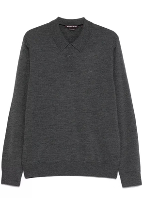 Michael Kors merino-wool polo shirt - Grey