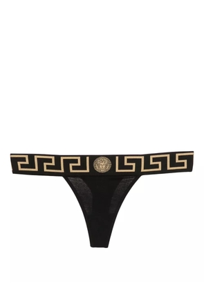 Versace Greca Border thong - Black
