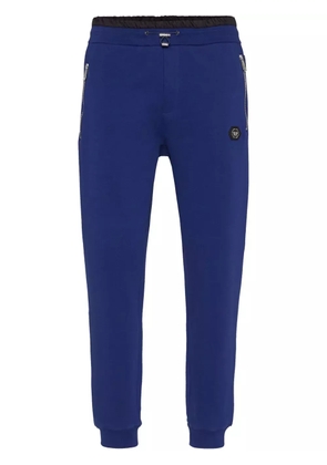 Philipp Plein puffered track pants - Blue