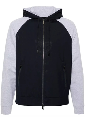 Paul & Shark panelled hooded jacket - Blue