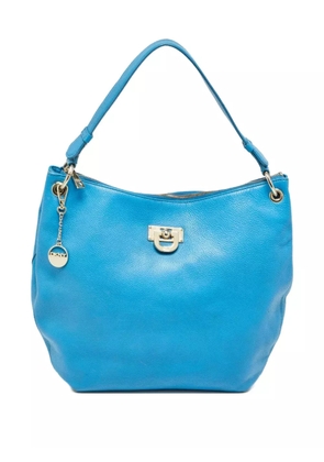 DKNY Vintage Pre-Owned leather shoulder bag - Blue