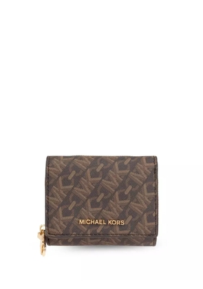Michael Michael Kors logo print wallet - Brown