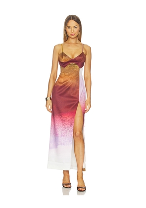 Muma World Valeria Dress in Rust. Size S. Also in L, M, XS.