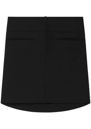 Courrèges Oblique mini skirt - Black