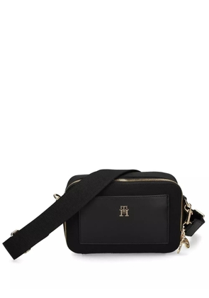 Tommy Hilfiger Monogram Double Zip Camera Bag - Black