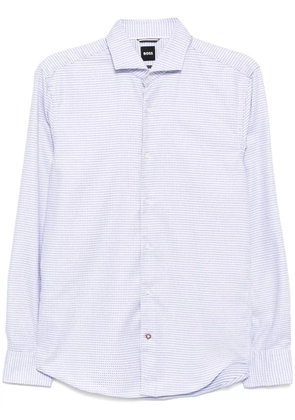 BOSS patterned shirt - Blue