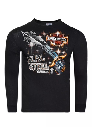 EARTHLING VIP Harley Davidson T-shirt - Black