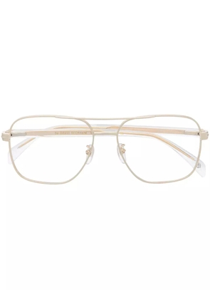 Eyewear by David Beckham Loj transparent-frame glasses - Gold