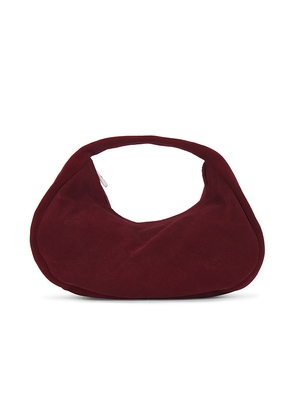 St. Agni Mini Bon Bon Bag in Burgundy.
