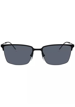 Emporio Armani rectangle-frame sunglasses - Black