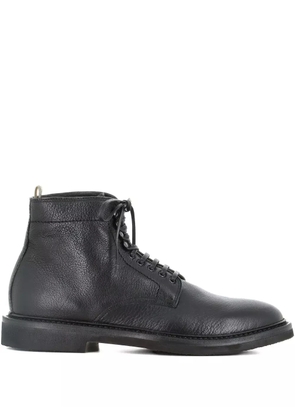 Officine Creative leather lace-up boots - Black