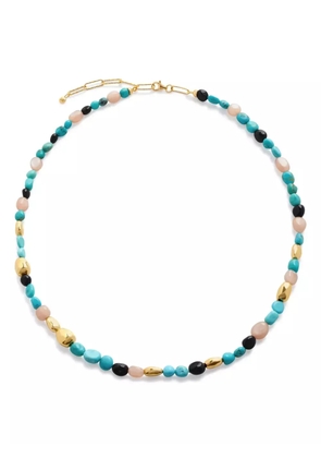 Monica Vinader Rio beaded turquoise necklace - Blue