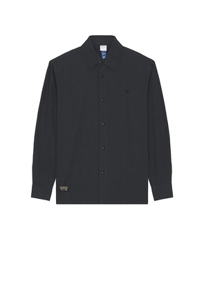 Rivvia Projects Check Long Sleeve Shirt in Black. Size M. Also in XL/1X.