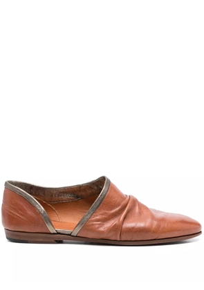 Pantanetti leather pumps - Brown
