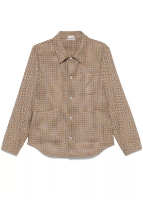 Thom Browne checked tweed jacket - Neutrals