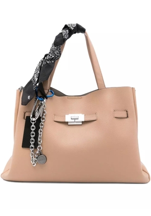 DKNY large Bryar chain-accented tote bag - Neutrals