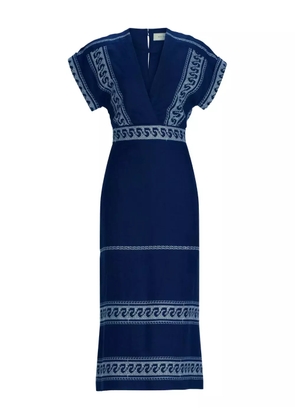Silvia Tcherassi Ady midi dress - Blue