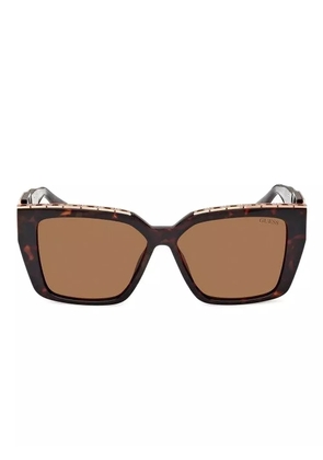 GUESS EYEWEAR square-frame sunglasses - Brown