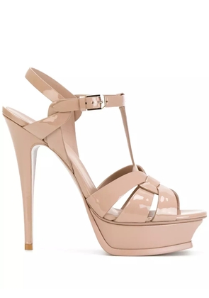 Saint Laurent 105mm Classic Tribute sandals - Neutrals